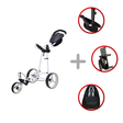 Big Max Autofold X2 Golftrolley - White (Inkl. Zubehör) Big Max White