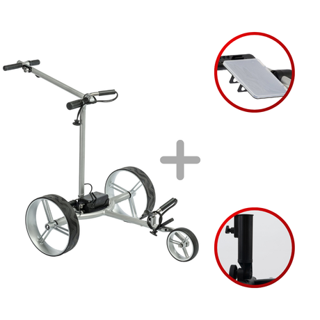 Leisure Golf X-Flat Remote Elektro-Golftrolley 2025 Golftrolley Elektrisch Leisure Golf