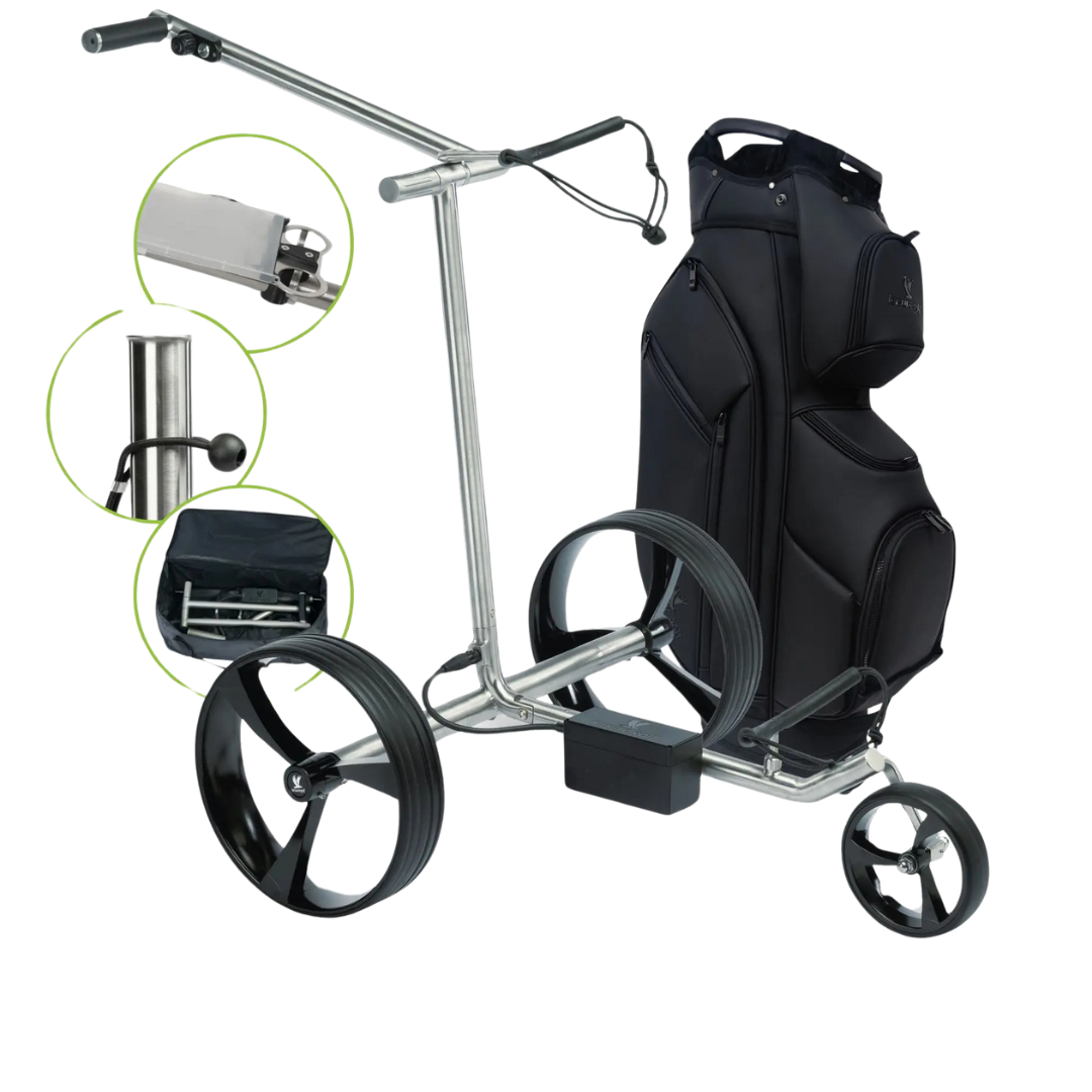 Leisure Golf Spirit Elektrotrolley 2025 - 15th Anniversary Edition Golftrolley Elektrisch Leisure Golf