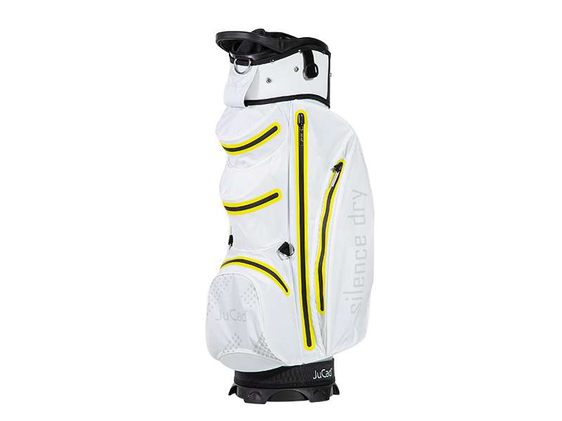 Jucad Bag Silence Dry Cartbag Jucad Golf weiß-gelb Neo Sans weiss