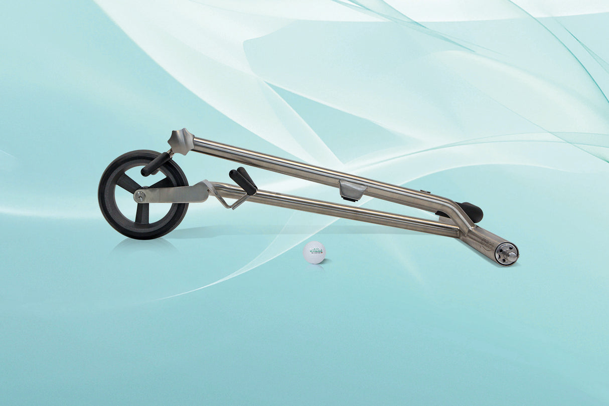 PG-Powergolf Nitro Pure Steel Elektrotrolley (Lithium-Ionen-Akku 45+ Loch) Golftrolley Elektrisch PG-Powergolf