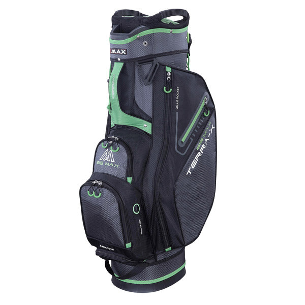 Big Max Terra X Golfbag Big Max charcoal-black-lime