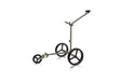 PG-Powergolf Nitro Flat Titan Elektrotrolley (Inkl. Zubehör) Golftrolley Elektrisch PG-Powergolf