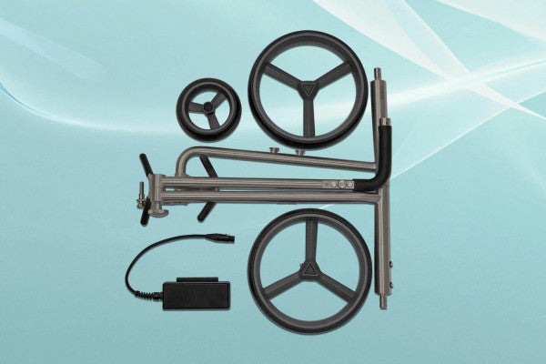 PG Powergolf Challenger Flat Titan Lithium-Ionen-Akku 45+ Loch (Inkl. Zubehör) Golftrolley Elektrisch PG-Powergolf