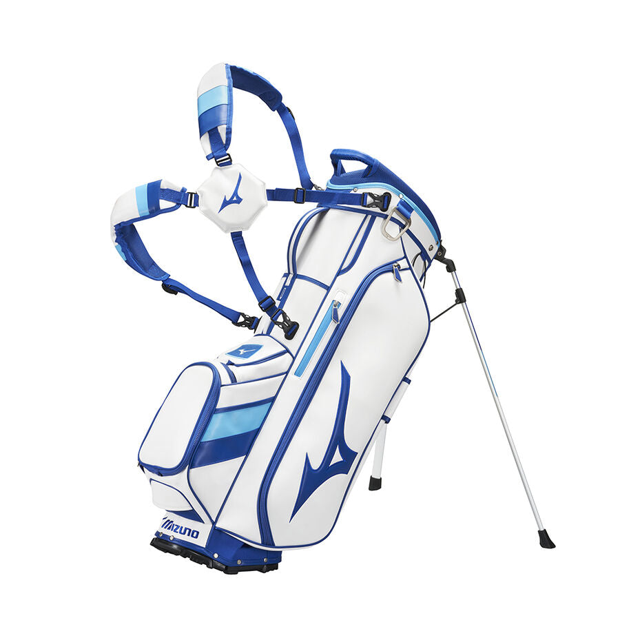 Mizuno Tour Stand Bag FY22 Golfbags und Taschen Mizuno Golf Weiß/Blau  