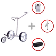 Trendgolf Walker S Elektrotrolley - 2024er Modell Golftrolley Elektrisch Trendgolf Edelstahl poliert silber