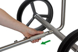 PG-Powergolf SteelCad Zorro Click Elektrotrolley (Lithium-Ionen-Akku 45+ Loch) Golftrolley Elektrisch PG-Powergolf