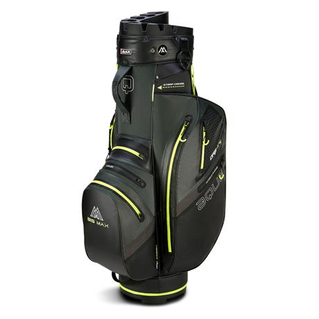 BIG MAX AQUA Silencio 4 Golf Cartbag Big Max Forest green-black-lime