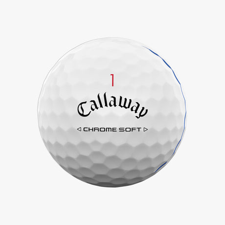 Callaway Chrome Soft Triple Track Golfbälle - 12er-Pack Golfbälle Callaway