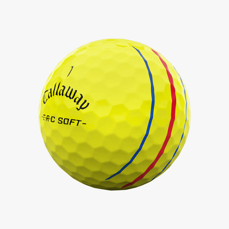 Callaway ERC Soft Triple Track Golfbälle - gelb - 12er Pack Golfbälle Callaway