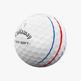 Callaway ERC Soft Triple Track Golfbälle - weiß - 12er Pack Golfbälle Callaway