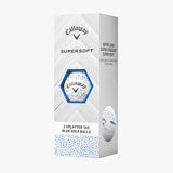 Callaway Supersoft Splatter 360 Golfbälle blau – 12er Pack Golfbälle Callaway