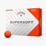 Callaway Supersoft Matte Golfbälle orange – 12er Pack Golfbälle Callaway