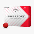 Callaway Supersoft Matte Golfbälle rot – 12er Pack Golfbälle Callaway