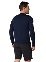 Callaway Herren Merino Rundhals-Pullover Navy Blue Ansicht 2