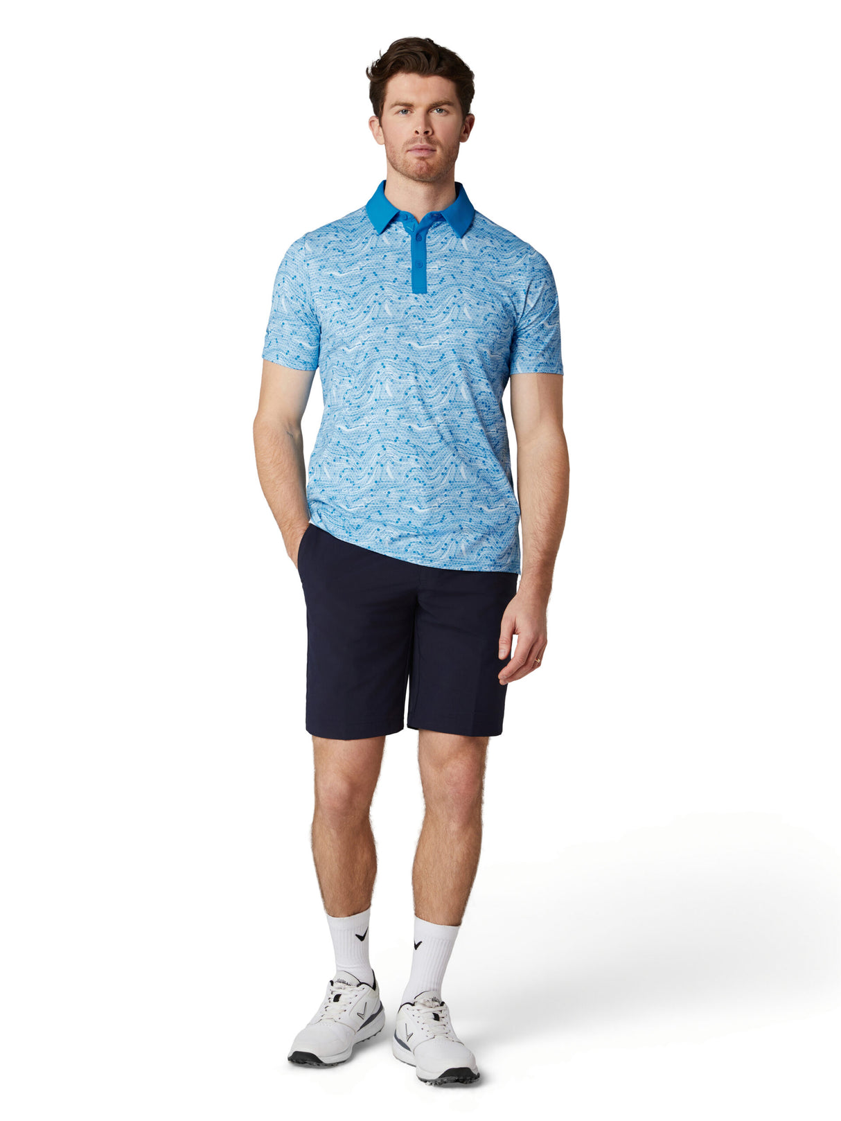 Callaway Herren Print Poloshirt