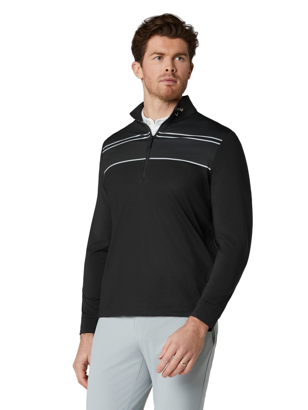 Callaway Men's Blocked Printed Pullover