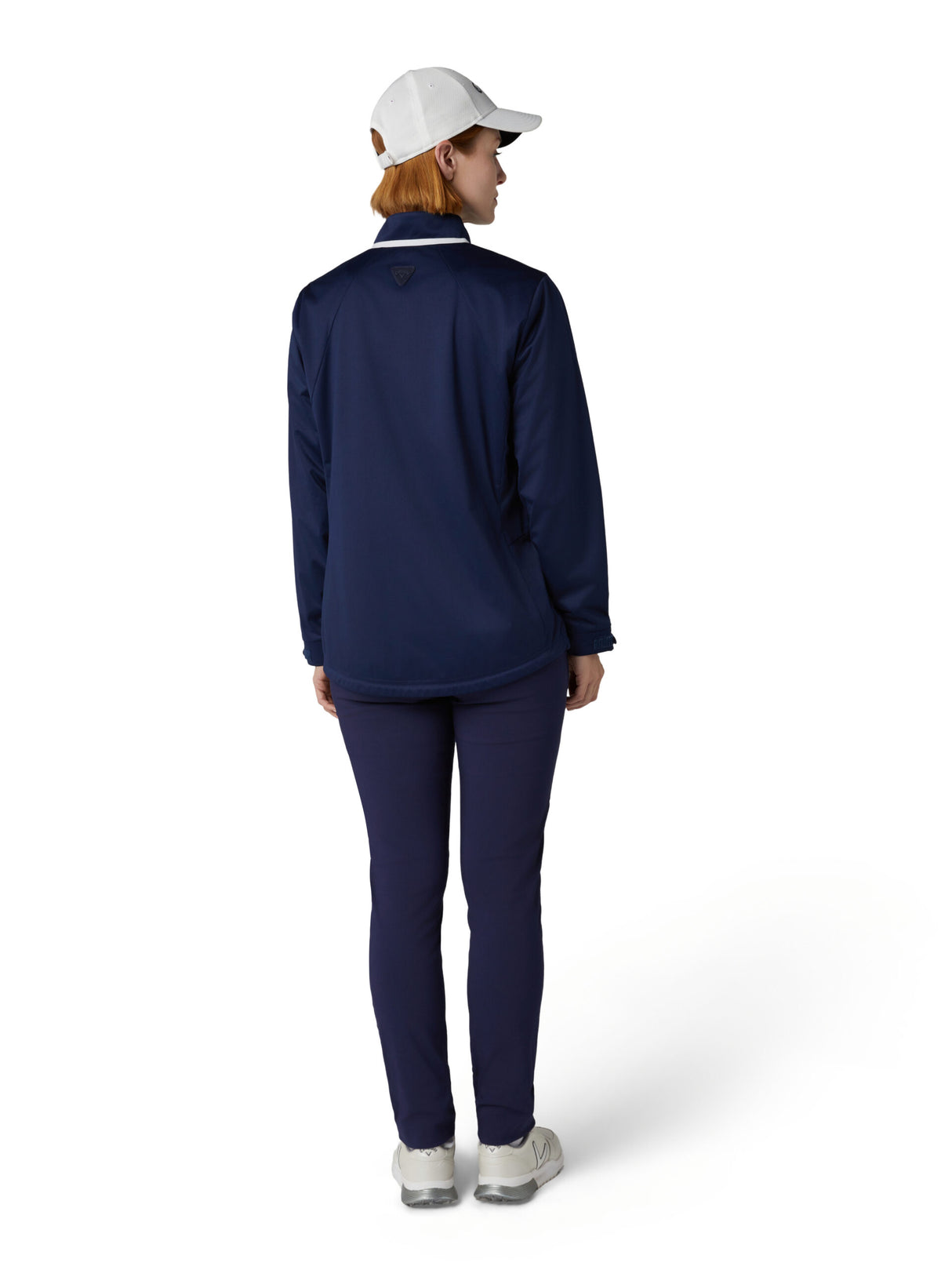 Callaway Damen Wind- und Wasserabweisende Golfjacke Peacoat Ansicht 3
