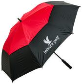 Golfparaplu Leisure Golf UV zwart/rood
