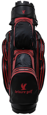 Leisure Golf Watersafe Organizer Cartbag Schwarz/Rot Color Edition Cartbags Leisure Golf