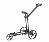 Flat Cat Pushtrolley Drei-Rad Golftrolley Flat Cat Golf Schwarz