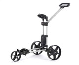 Flat Cat Touch Hybrid E-Trolley 27 Loch 2025 Golftrolley Elektrisch Flat Cat Golf silver