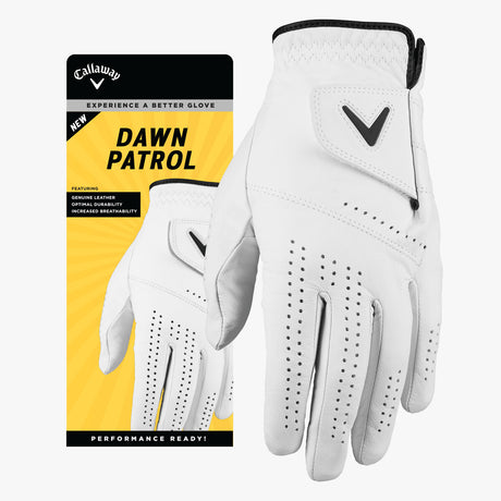 Callaway Dawn Patrol Golfhandschuh Herren linke Hand - weiß Golfhandschuhe Callaway S