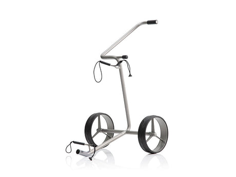 JuStar SILVER manuell 2-Rad Golftrolley Golftrolley Justar Golf