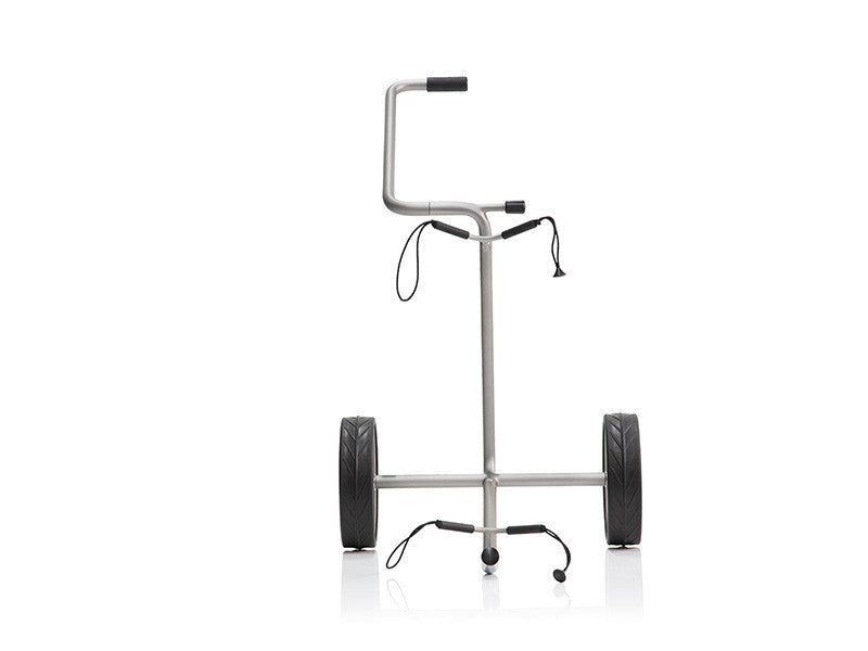 JuStar SILVER manuell 2-Rad Golftrolley Golftrolley Justar Golf