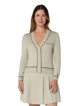 Original Penguin Damen Golf-Cardigan Tortilla