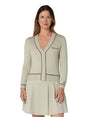 Original Penguin Damen Golf-Cardigan Tortilla