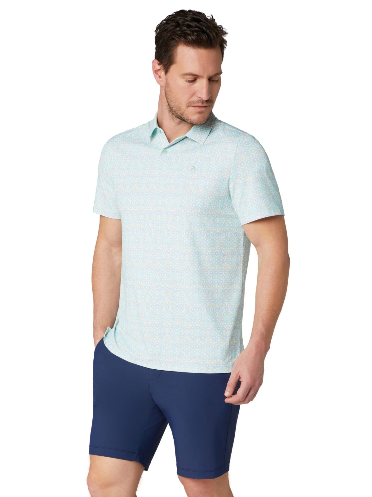 Herenpolo Original Penguin Floral