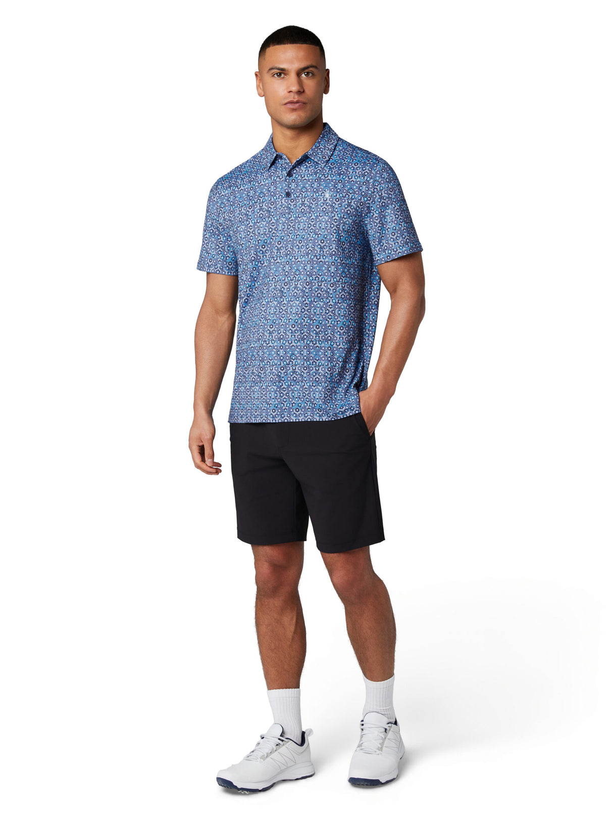 Penguin Heritage Framed Floral Polo, Ganzkörper, Penguin, Herrenpolo, Golfbekleidung - Golf24.com