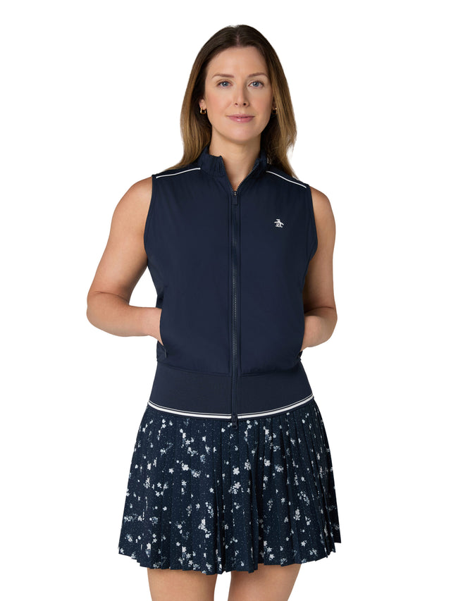 Original Penguin Damen Lightweight Golfweste Black Iris