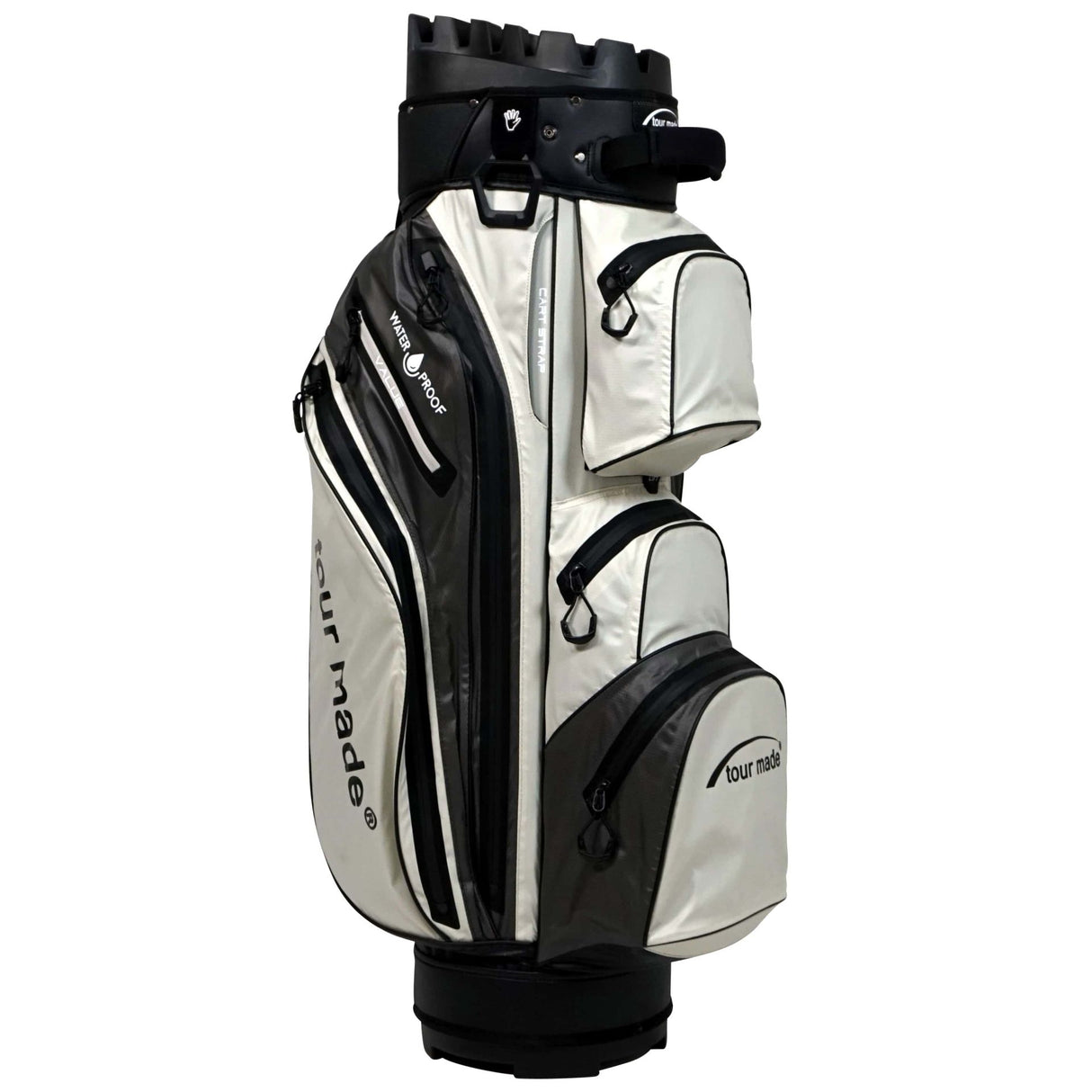 Tour Made Waterproof Organizer Golfbag Golfbag Tourmade Beige-Grey  